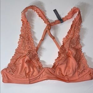 AERIE Peach Bra 32A NWT